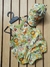 "Jardineira Max Conforto + boné: Estilo e Bem-Estar para o Seu Bebê!" " (ZOO fundo verde claro ) - comprar online