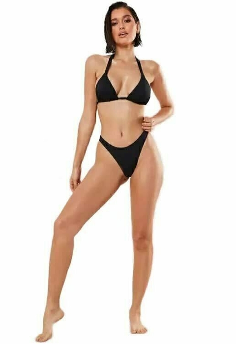 Biquini Top De Amarrar Com Calcinha Asa Delta Cortininha | REF: BK30