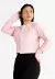 Casaco Rosê com Branco Fitness Feminino | REF: LX143 - zior modafit