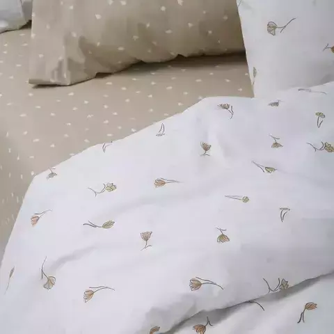 Juego de Sábanas Queen Size Percal 180 hilos - Jean Cartier