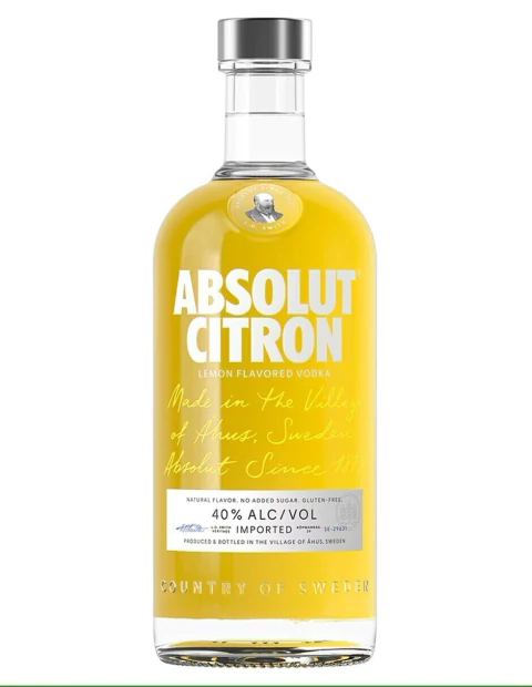 Absolut Citron 750ML - comprar en línea