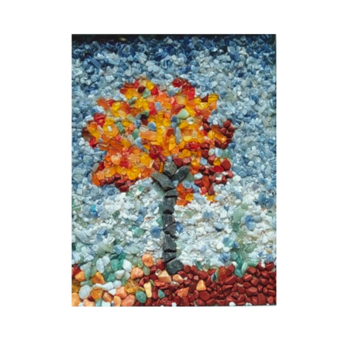 MOSAICO DE PEDRAS BRASILEIRAS : ÁRVORE PRECIOSA II - comprar online