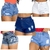 Short Jeans Feminino LEVANTA BUM BUM Cintura Alta - loja online