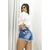 Short Jeans Feminino LEVANTA BUM BUM Cintura Alta - Qr Oferta