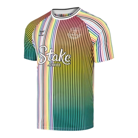 Camisa Everton Pré-jogo 23/24 - Torcedor Hummel Masculina - Multicolorida