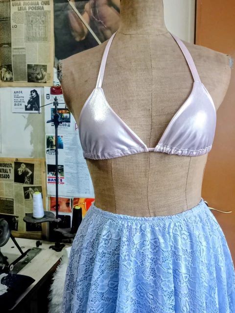 Bikini rosa platinum