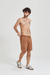 Shorts Moletinho Cleanfield Marrom Terracota - comprar online