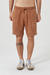 Shorts Moletinho Cleanfield Marrom Terracota