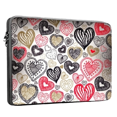 FUNDA Notebook Neoprene Est 18 Corazones