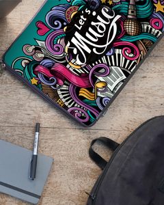 FUNDA Notebook Neoprene Est 21 Lets Music - comprar online