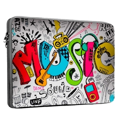 FUNDA Notebook Neoprene Est 9 MUSIC