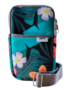 Bandolera Porta Celular Flower Power