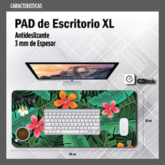 Desk Pad Flower Power (84 x 38 cm) - comprar online