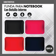 FUNDA Notebook Neoprene C/Bolsillo Interno en internet