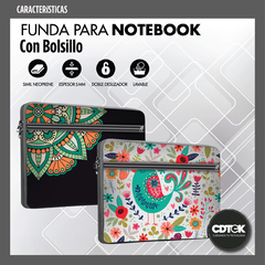 Imagen de Funda Notebook con Bolsillo al frente Bird