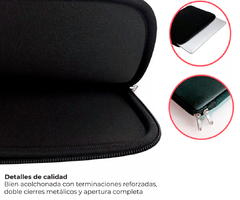 FUNDA Notebook Neoprene Negra - comprar online