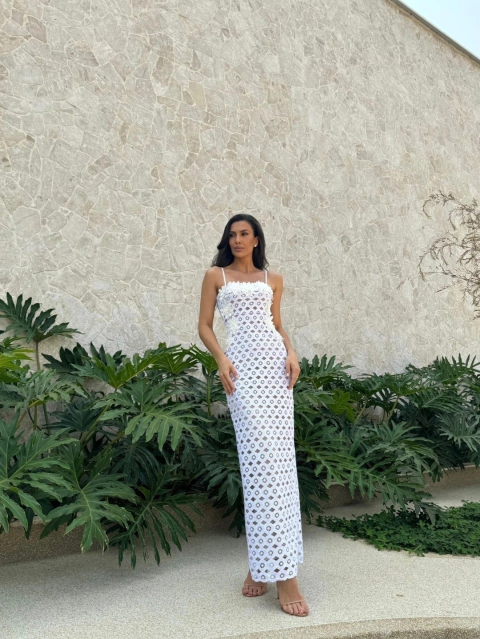 Vestido Cloude branco Elissia