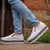 Tenis Slip On Feminino Sola Alta Com Zíper - comprar online