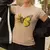 Camiseta Feminina De Borboleta Flor Girassol Baby Look Leve 100% Algodão - comprar online