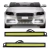 Kit Par Fita Barra De Led DLR 17 cm Universal farol auxiliar farol para carro