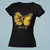 Camiseta Feminina De Borboleta Flor Girassol Baby Look Leve 100% Algodão - Vitrine Infinita