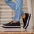 Imagem do Tenis Slip On Feminino Sola Alta Com Zíper