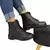 Coturno Blogueira Feminino Cano Médio Bota Confortável Sem Salto - loja online