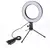 Iluminadora circulo blogueira luz 8 polegadas com mini tripé na internet