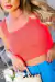 Cropped Feminino Tricot Moda Verão Alcinha Tranças - comprar online
