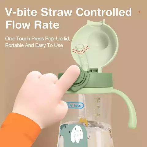 Garrafas de água portáteis para bebês 300ml