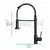 Torneira de cozinha gourmet com spray articulado para fácil uso - Vitrine Infinita