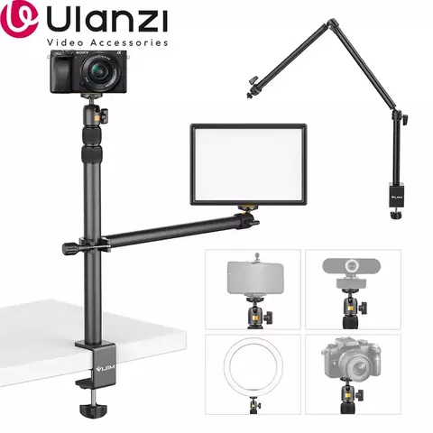 VIJIM Estender C Braçadeira de Tripé, Live Desk Stand, Braço Boom