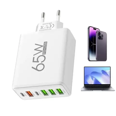 Cargador Rondaful Ar-880 Usb-C/A Carga Rapida 65w