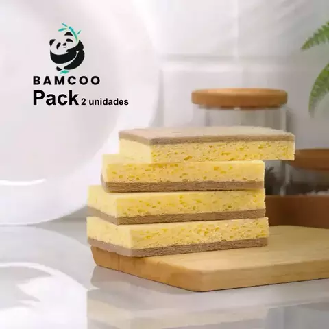 Esponja Ecológica para Platos Multiuso