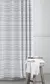 Cortina de baño pespunte azul - comprar online