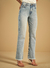 Calça Jeans Reta Cintura Alta