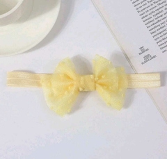 1 Par de Sapatinhos de bebê de Sola Macia+ 1 Peça de Faixa de Cabelo de Laço na cor sólida. na internet