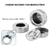 cinzeiro Suporte Redondo Inox 12cm Com Armazenamento - comprar online