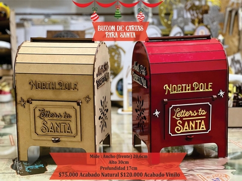 Buzón de cartas para santa