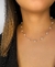 Chocker Toque de Pedras Brancas