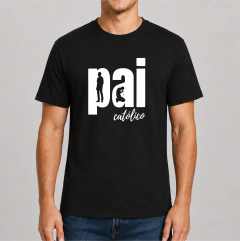 Camiseta Pais - Preta - Meu Divino Dom
