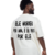 Camiseta "Ele morreu por mim e eu vivo por Ele" - Biglord