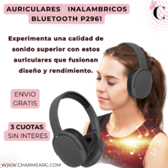 Auriculares Inalambricos P2961 Bluetooth 24hs Duracion - CHARME