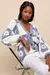 Cardigan Margaridas Azul - loja online