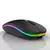 Mouse Sem Fio Recarregável – 2.4GHz com Bateria Interna e LED RGB - Cadutil