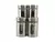 Imagem do Kit com 4 Porta Condimentos Herméticos – Vidro e Inox | Tampa Rosqueável