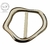 Fivela Orgãnica Metal ou ABS Cor Prata ou Dourado pacote com 6pçs