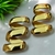 Fivela Modelo Aspiral Metal Cor Dourado Pacote c/ 2pçs