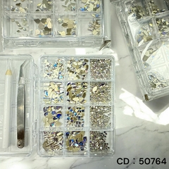 Strass tornasol con pinza y lápiz 85076/50764