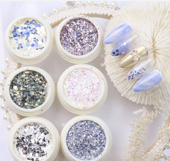 Glitter Varias formas Parisx6